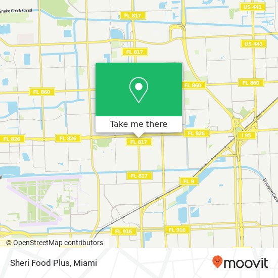 Sheri Food Plus map