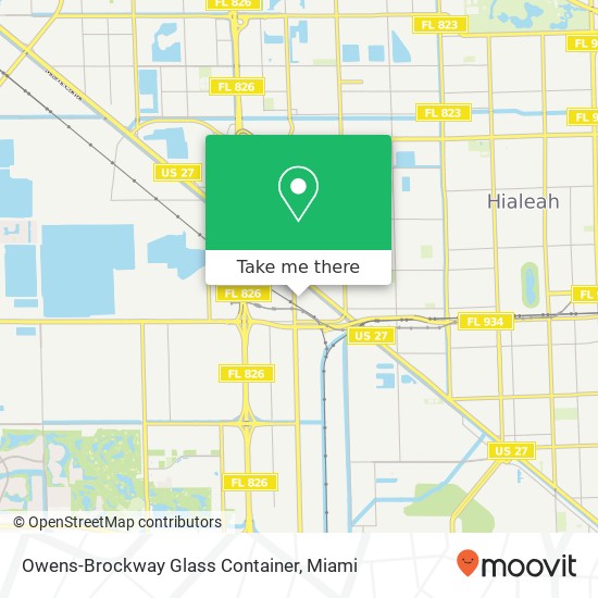 Owens-Brockway Glass Container map