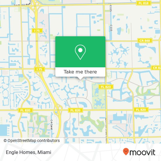 Engle Homes map