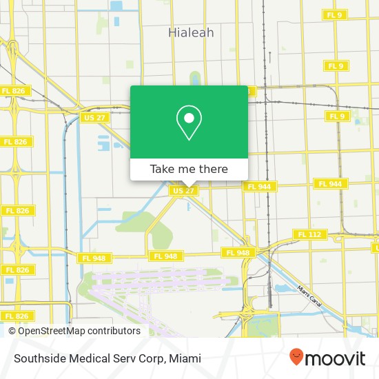 Southside Medical Serv Corp map