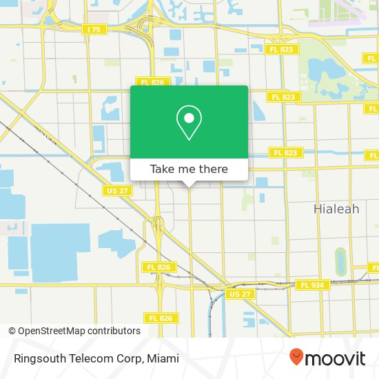 Mapa de Ringsouth Telecom Corp