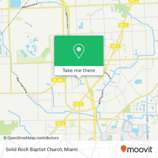 Mapa de Solid Rock Baptist Church
