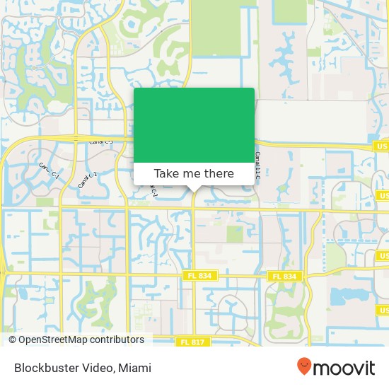 Blockbuster Video map