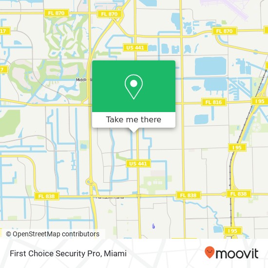 Mapa de First Choice Security Pro