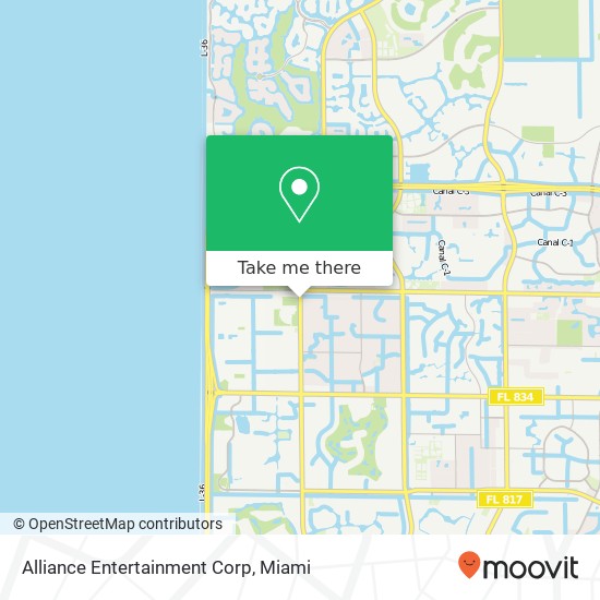 Alliance Entertainment Corp map