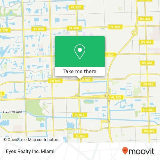 Eyes Realty Inc map