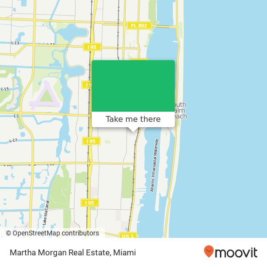 Martha Morgan Real Estate map