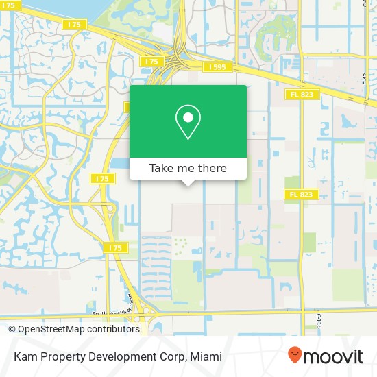 Kam Property Development Corp map
