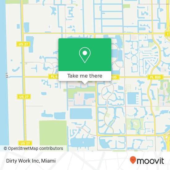 Dirty Work Inc map