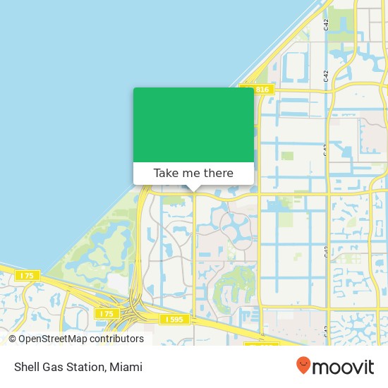 Shell Gas Station map