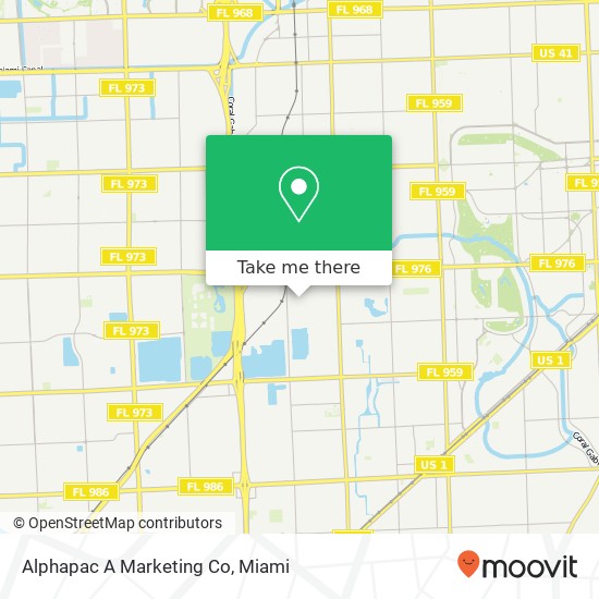 Alphapac A Marketing Co map