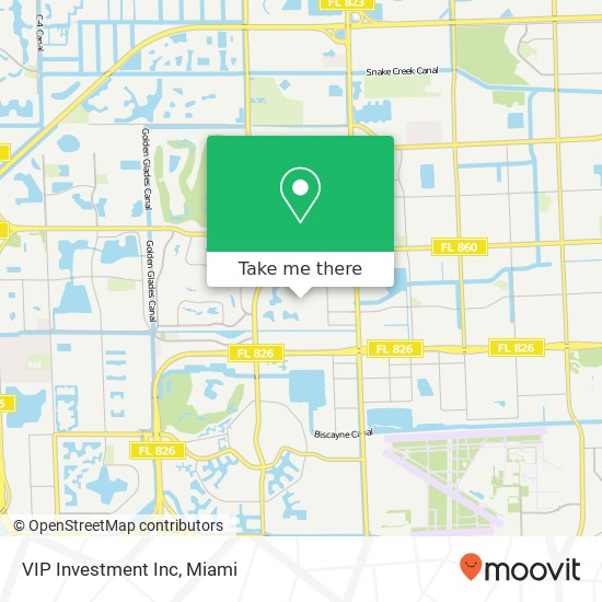 VIP Investment Inc map