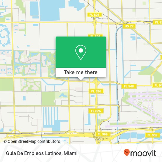 Guia De Empleos Latinos map