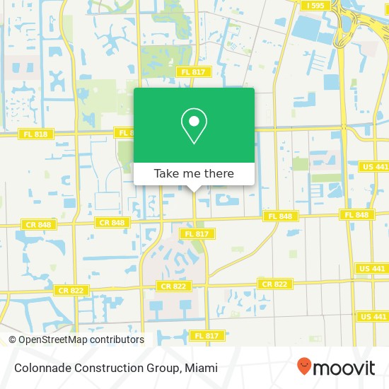 Mapa de Colonnade Construction Group