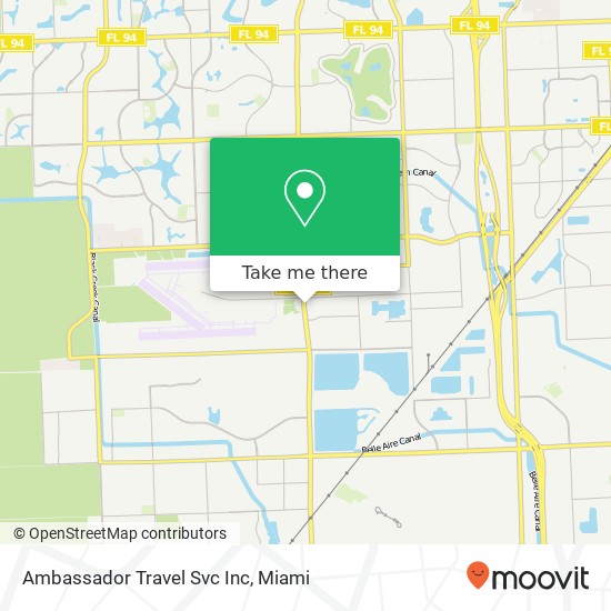 Ambassador Travel Svc Inc map
