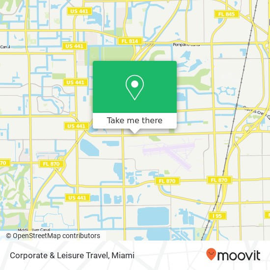 Corporate & Leisure Travel map