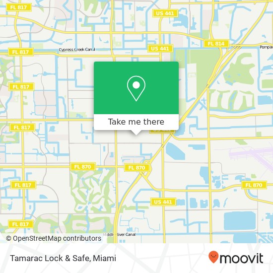 Mapa de Tamarac Lock & Safe