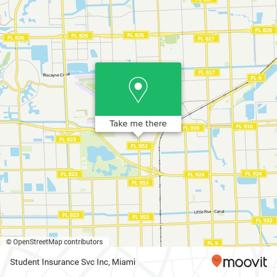 Mapa de Student Insurance Svc Inc