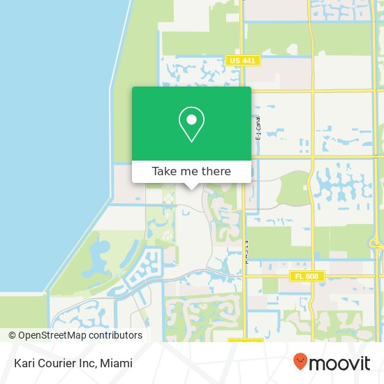 Kari Courier Inc map
