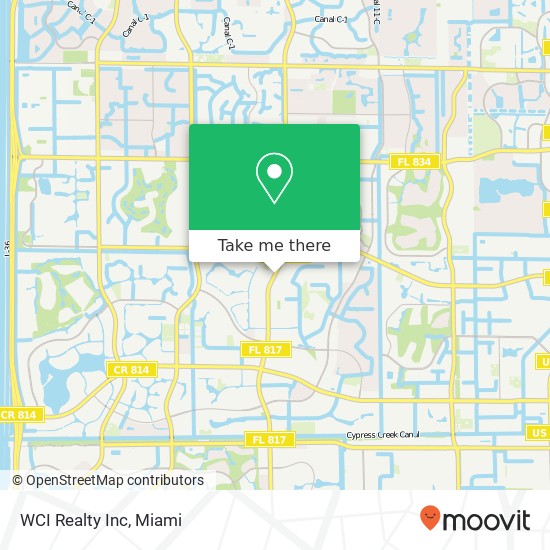 WCI Realty Inc map