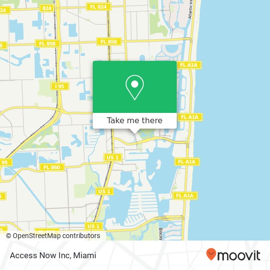 Access Now Inc map