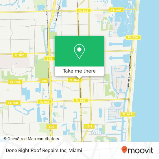 Done Right Roof Repairs Inc map