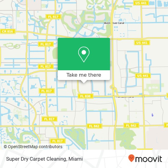 Super Dry Carpet Cleaning map