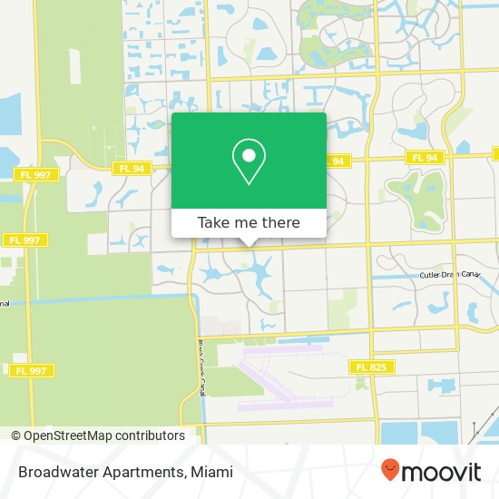 Broadwater Apartments map