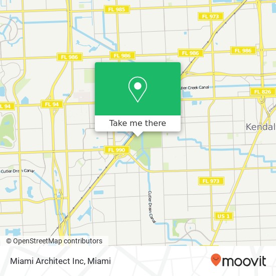 Mapa de Miami Architect Inc