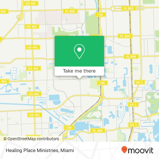 Healing Place Ministries map