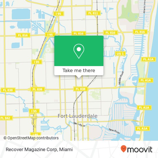 Recover Magazine Corp map