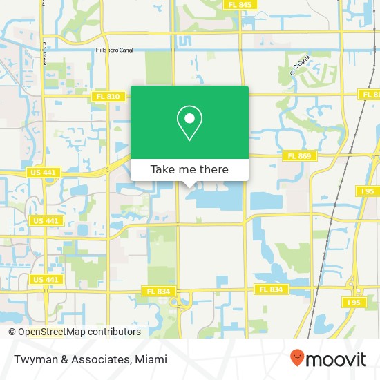 Twyman & Associates map