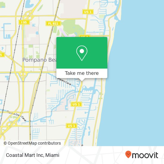 Coastal Mart Inc map