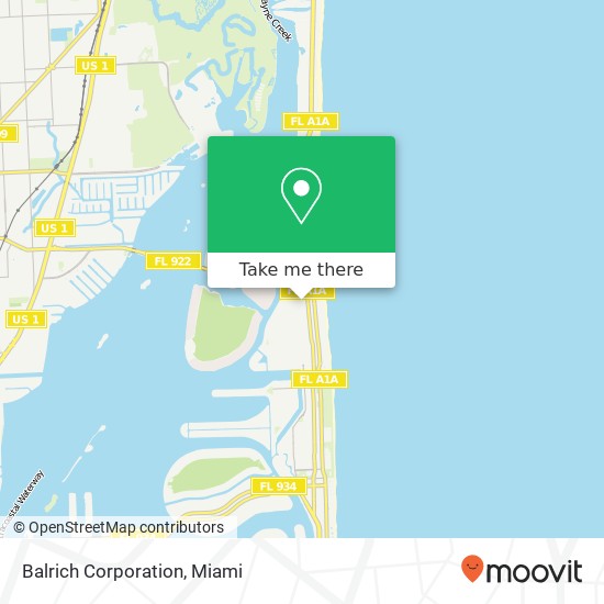 Balrich Corporation map