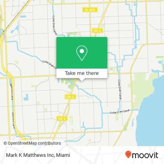 Mark K Matthews Inc map