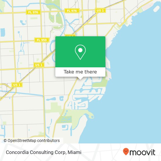Mapa de Concordia Consulting Corp