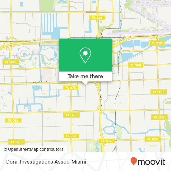 Doral Investigations Assoc map