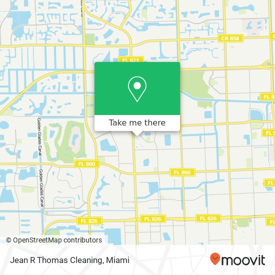 Jean R Thomas Cleaning map