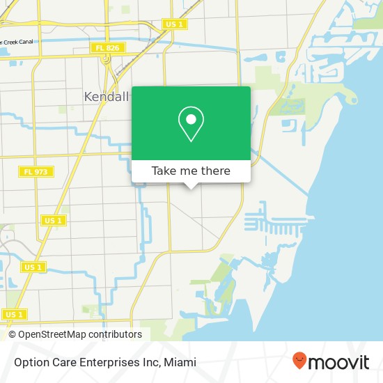 Mapa de Option Care Enterprises Inc