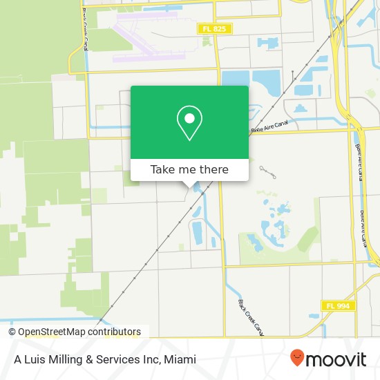 Mapa de A Luis Milling & Services Inc