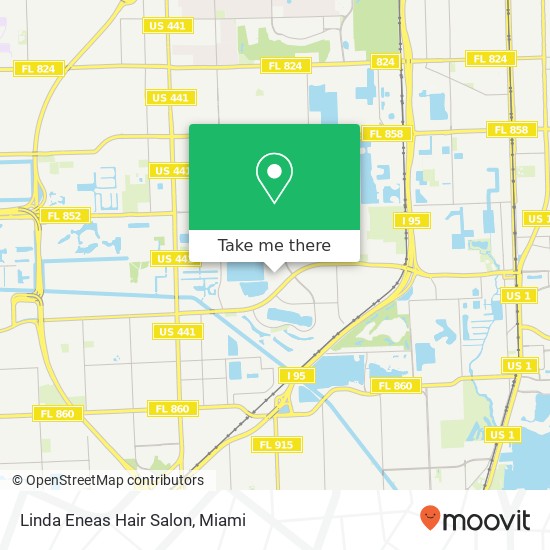Mapa de Linda Eneas Hair Salon