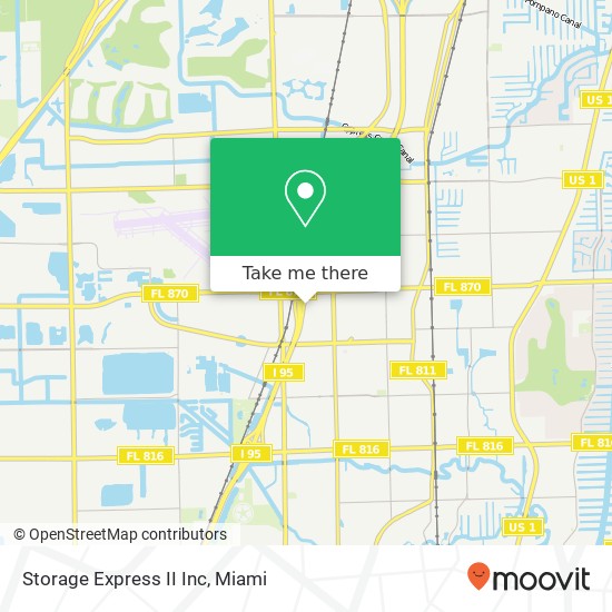 Storage Express II Inc map