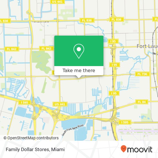 Mapa de Family Dollar Stores