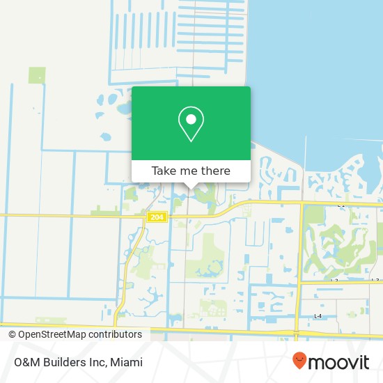 O&M Builders Inc map