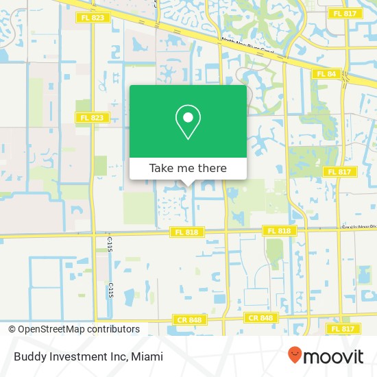 Buddy Investment Inc map