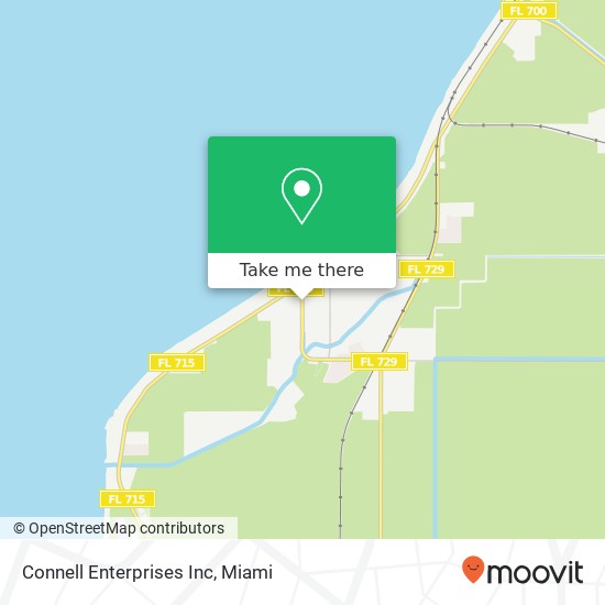 Mapa de Connell Enterprises Inc