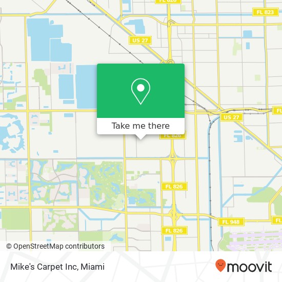 Mike's Carpet Inc map