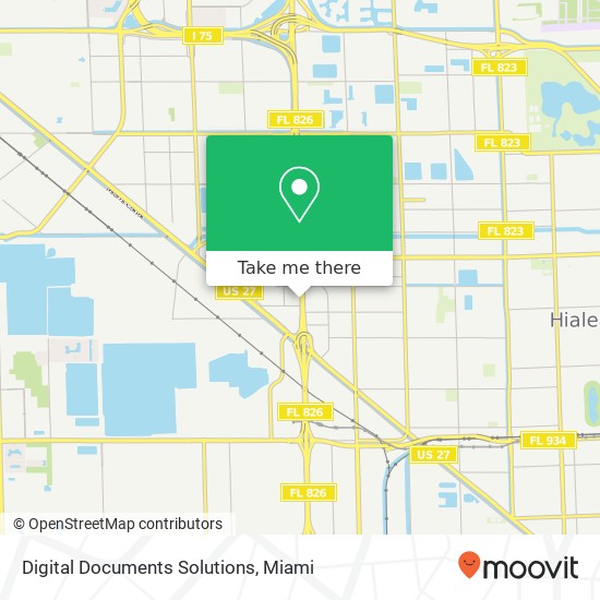 Digital Documents Solutions map