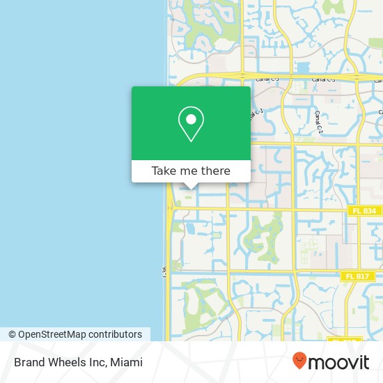Mapa de Brand Wheels Inc