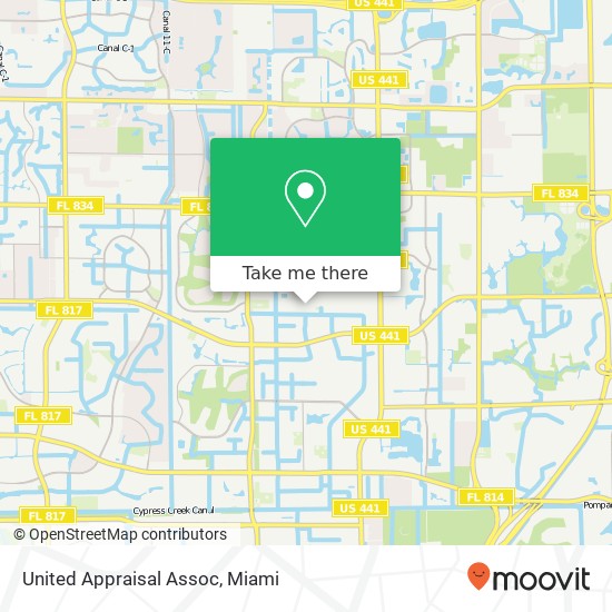 United Appraisal Assoc map